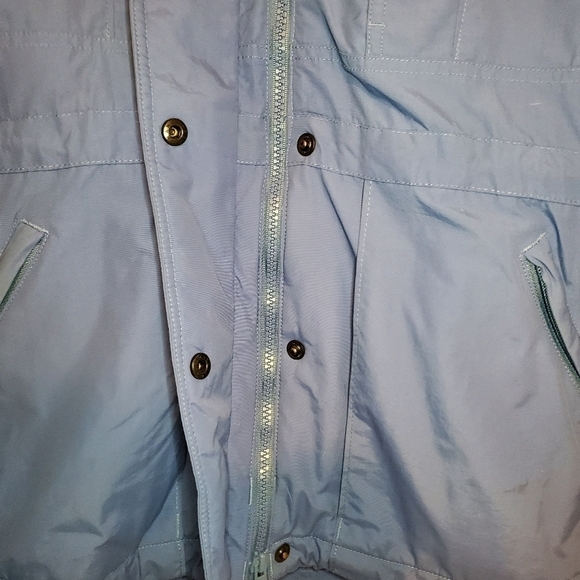 Womens Columbia Sz S Double Wammy Interchange 2-N-1 Blue Gray Ski Winter Jacket - Picture 7 of 16